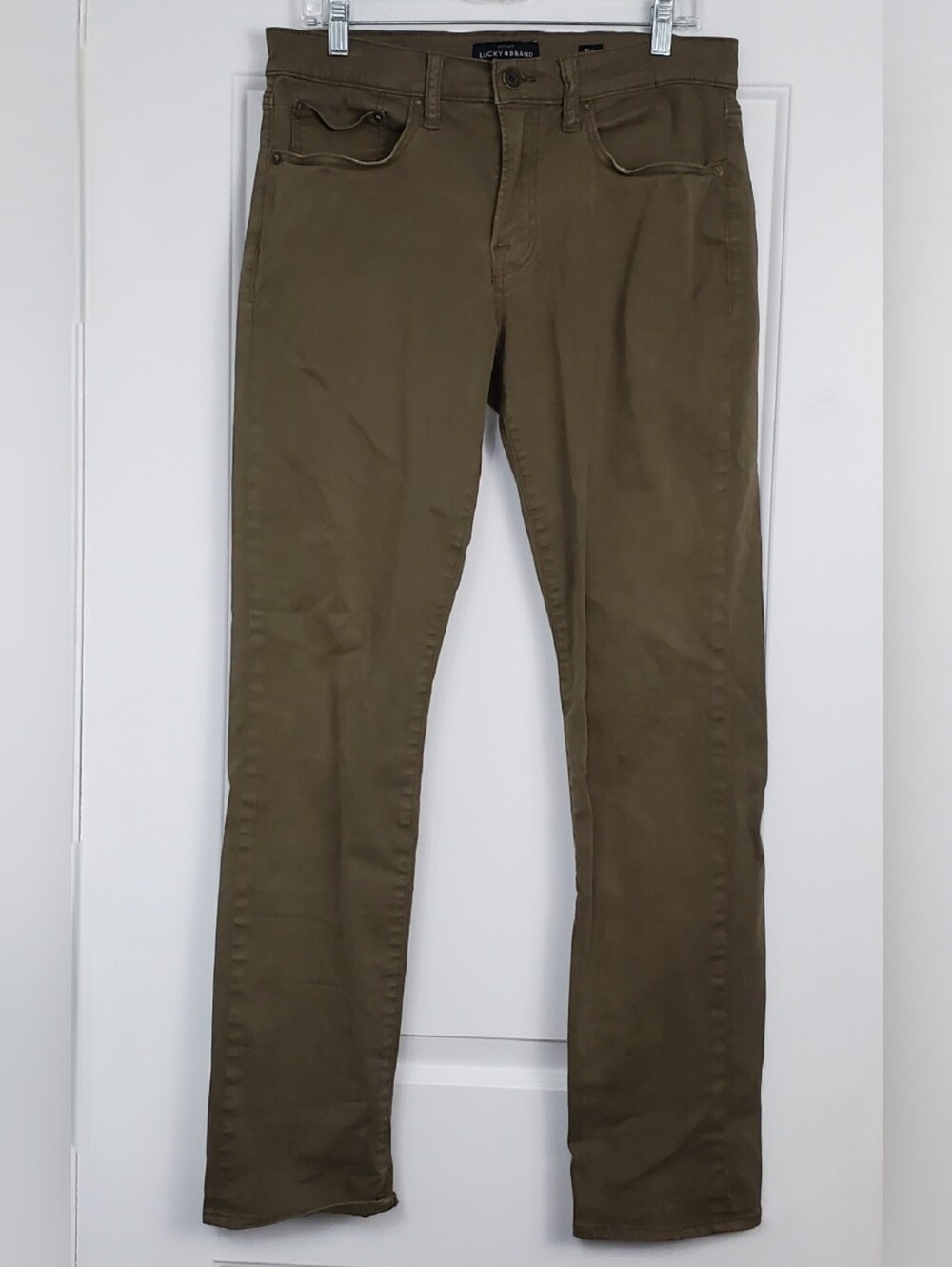 Lucky Brand Men 121 Slim Straight Stretch 5 Pocket Pants Jeans- Size 31/32 - GUC